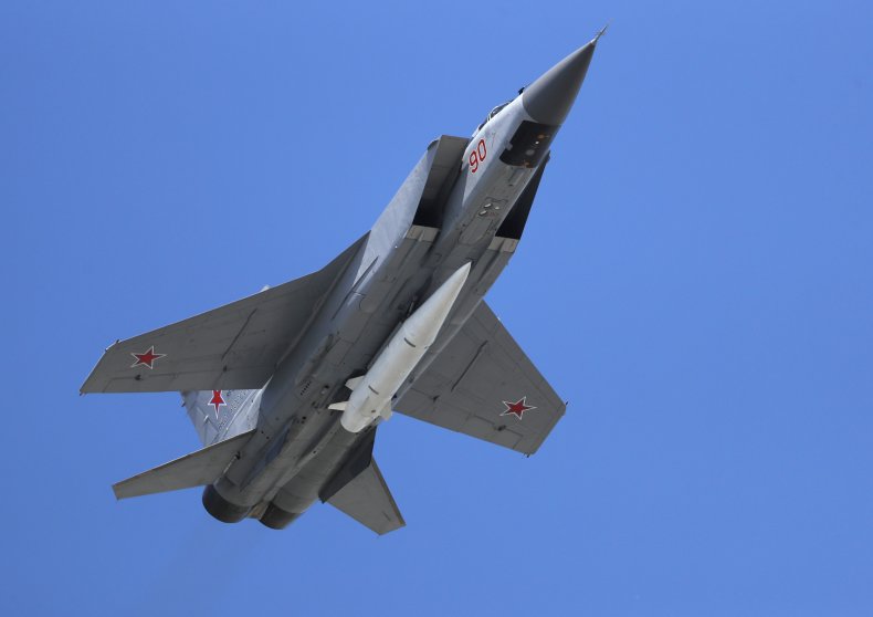 Russian Air Force MiG-31K jet