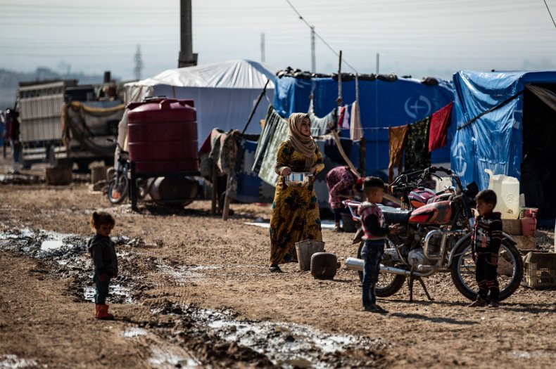 Displaced Syrian Woman