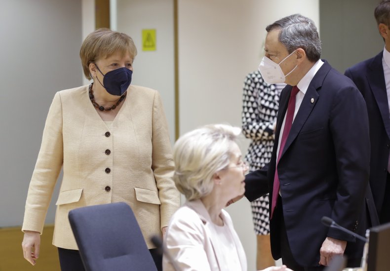 German Chancellor Angela Merkel