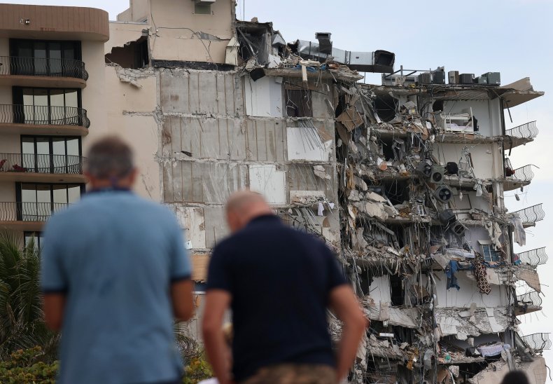 Residential Building In Miami Partially Collapsed