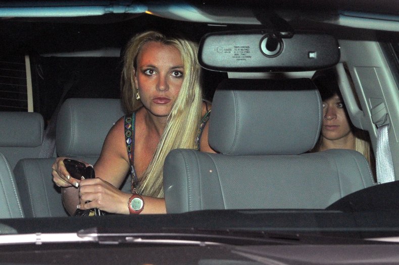 Britney Spears pictured in 2008