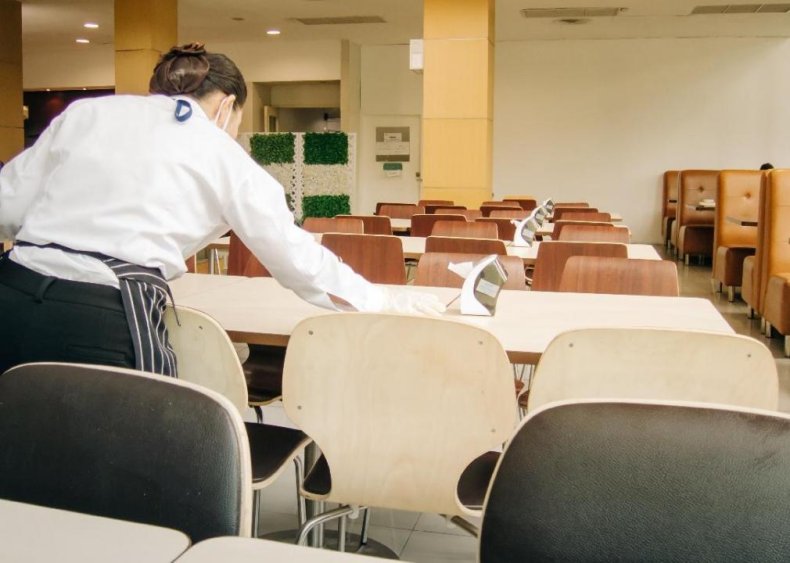#38. Dining room and cafeteria attendants and bartender helpers