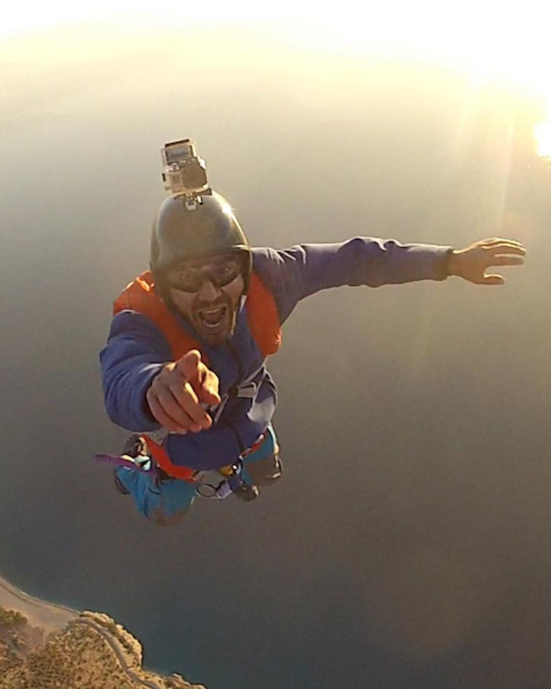 Cengiz Kocak in flight