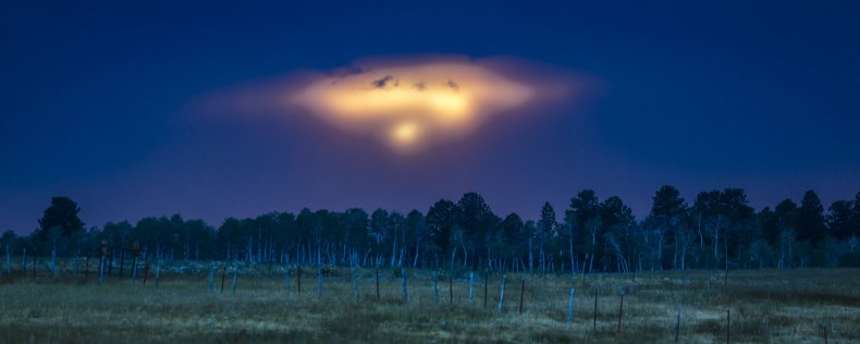 intelligence report UFO sighting explained large balloon