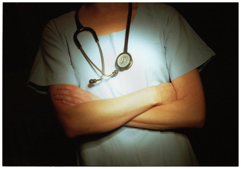 A doctor with a stethoscope