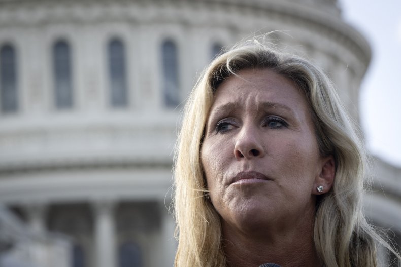 Rep. Green Speaks at a News Conference