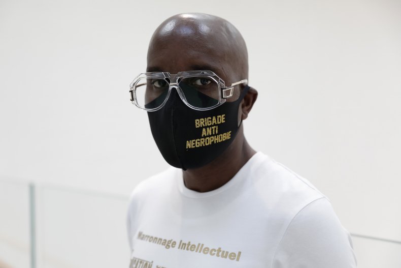 French Black rights activist Franco Lollia