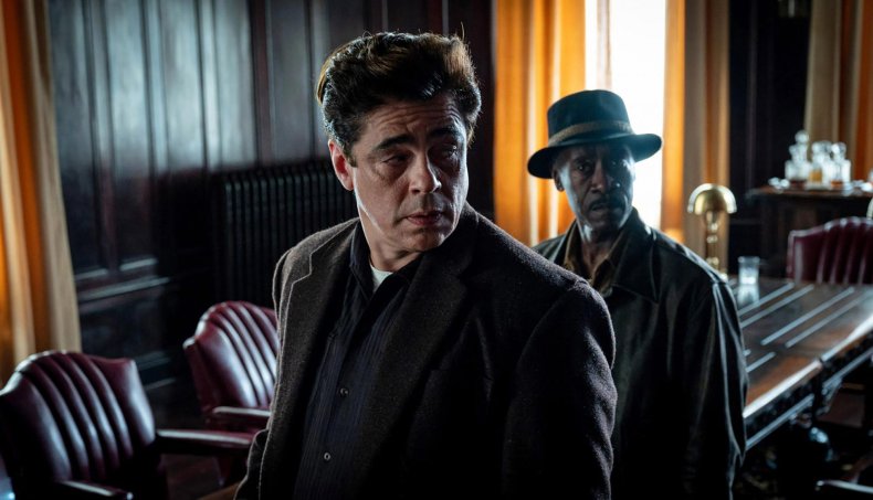 Benicio del Toro and Don Cheadle
