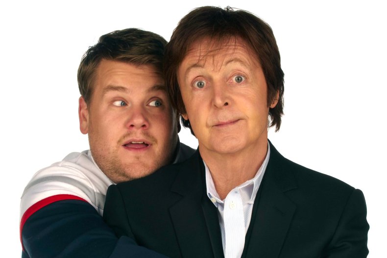 James Corden and Paul McCartney