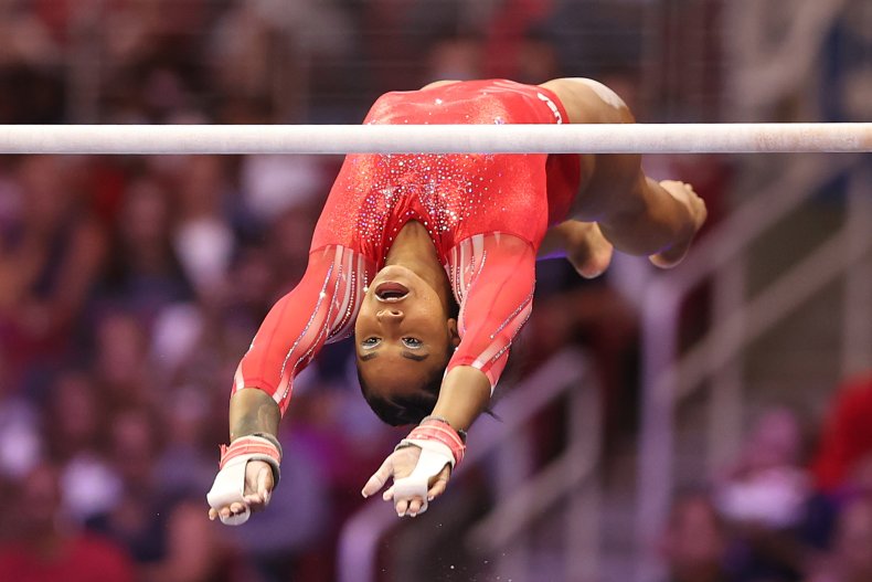 Jordan Chiles at the U.S. Olympic Trials