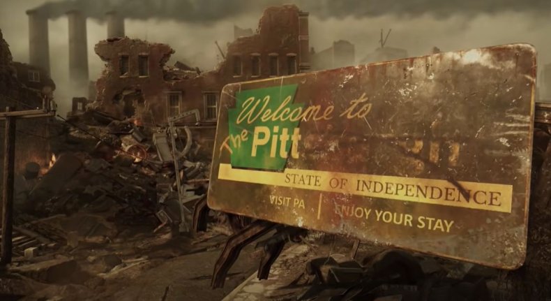 "Welcome to the Pitt" Sign