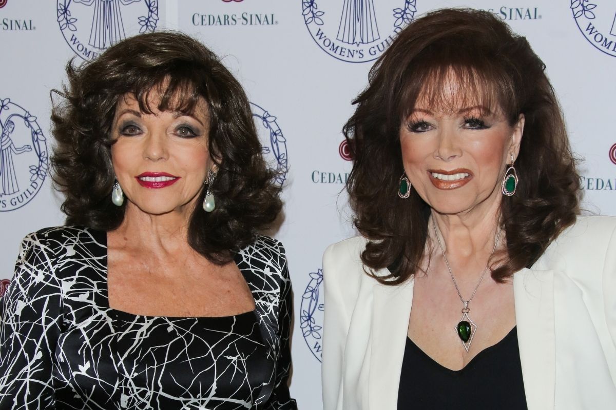 What Joan Collins said about rivalry rumors with sister Jackie Collins.