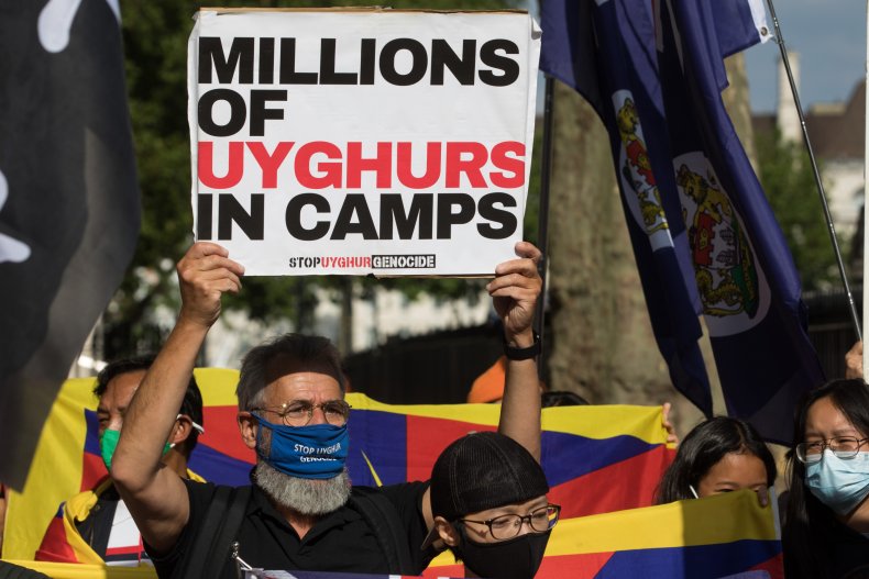 Uyghur protest