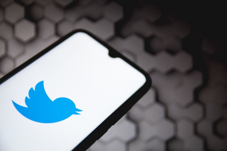 Twitter Logo on Phone