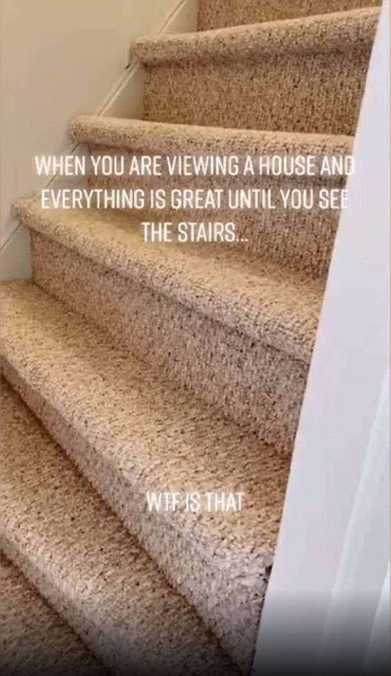 Esther Gratton's wonky stairs.