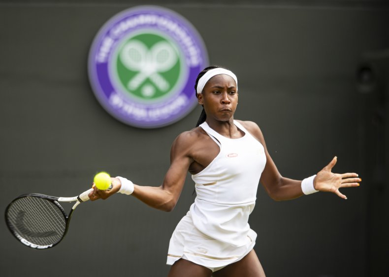 Coco Gauff at Wimbledon