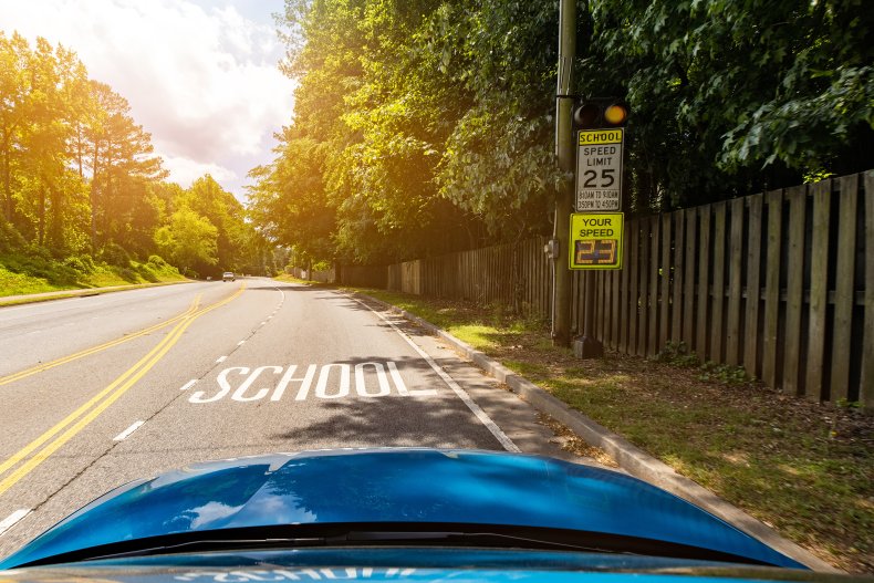 Audi connected vehicle technology C-V2X school