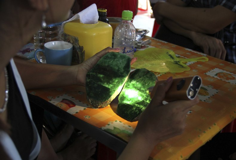 Jade Stone in Myanmar