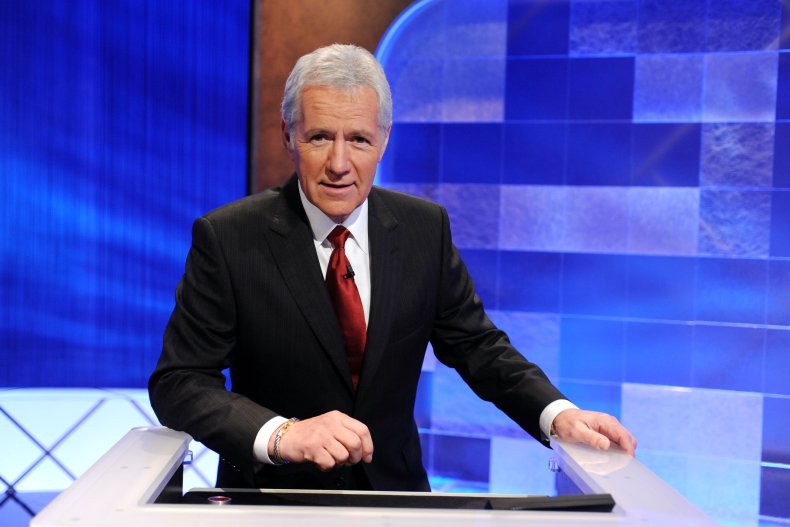 Late "Jeopardy!" host Alex Trebek