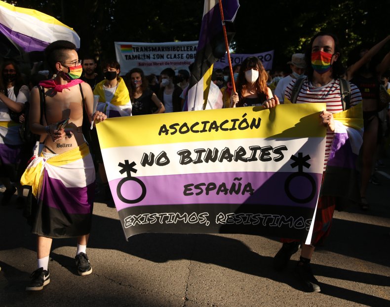 Nonbinary Protestors