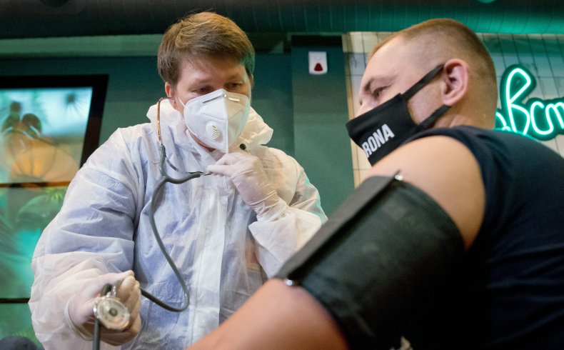 Bar employee vaccination