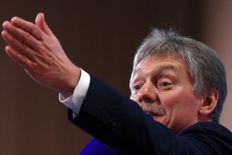 Kremlin spokesman Dmitry Peskov