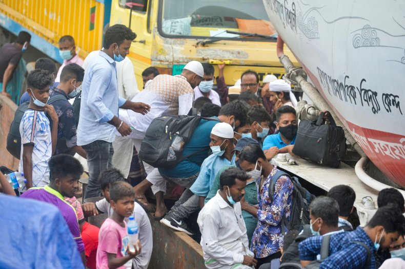 People Wearing Masks in Bangladesh