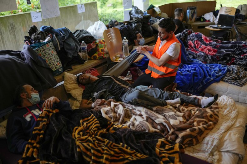 Migrants on Hunger Strike Belgium