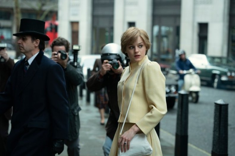 Emma Corrin in The Crown