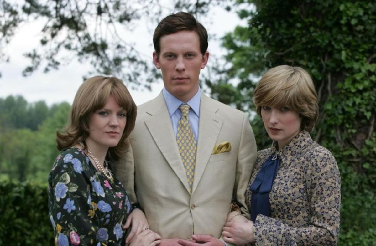 Olivia Poulet, Laurence Fox and Michelle Duncan
