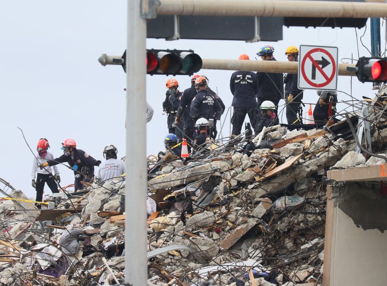 Surfside condo collapse site