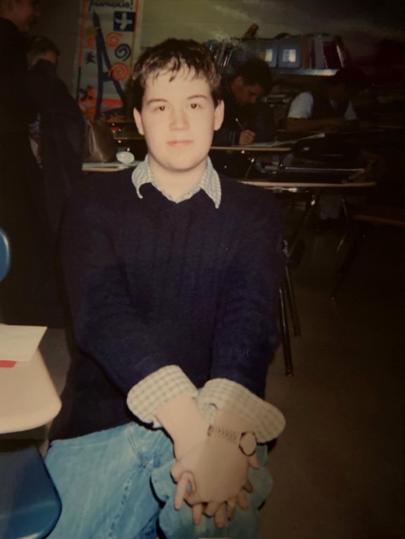 the author as a teen