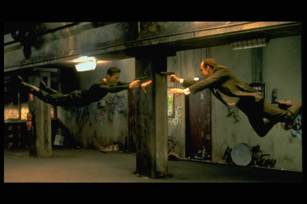 Screenshot from movie The Matrix.