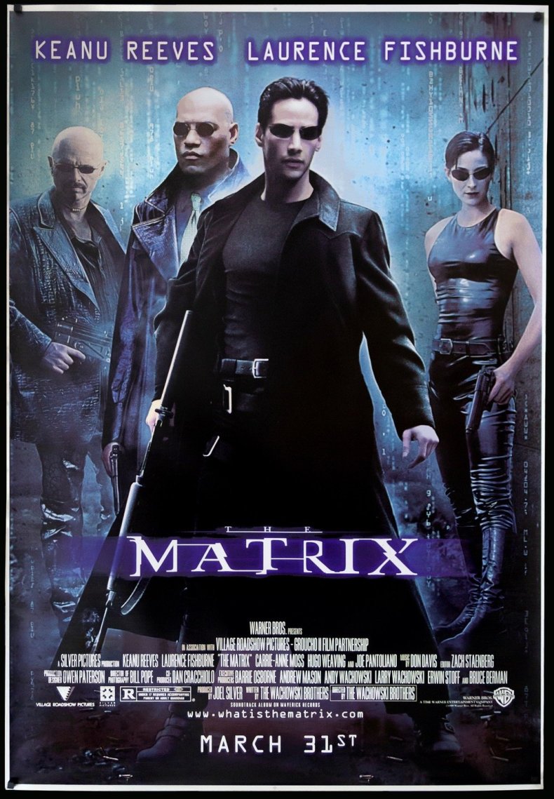 Movie poster for The Matrix