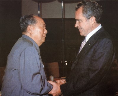Mao Zedong Meets President Richard Nixon