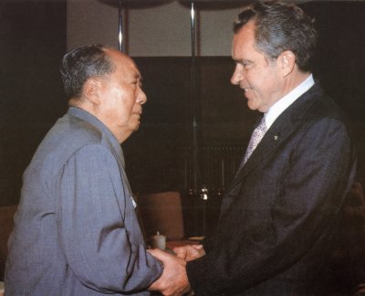 Mao Zedong Meets with President Nixon Mao Zedong Meets with President Nixon