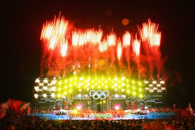 Fireworks Mark Beijing Olympics Opening Ceremony