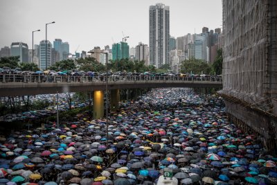 Thousands Protest Extradition Bill In Hong Kong