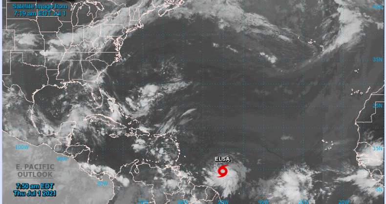 National Hurrican Center graphic