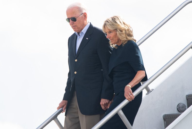 President Joe Biden and His Wife Jill