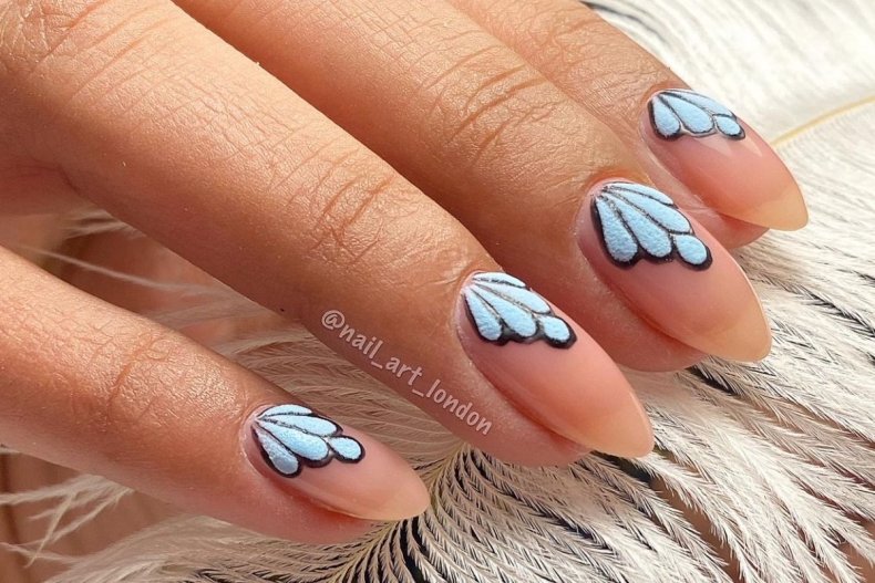 Art deco nail art