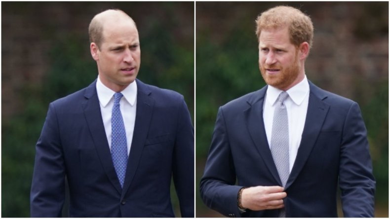 Princes William and Harry reunite