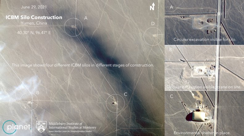Satellite Images Reveal China's New Missile Silos