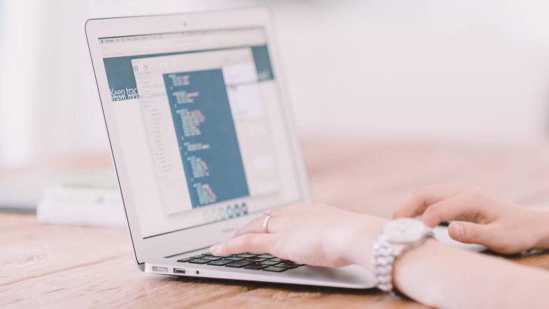 Typing on a Mac