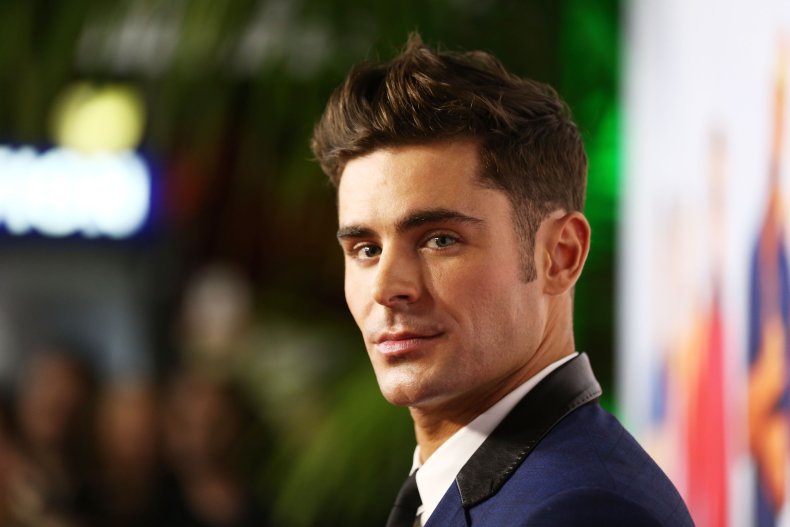 Zac Efron at Baywatch premiere