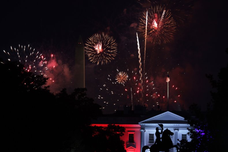 Fourth of July fireworks