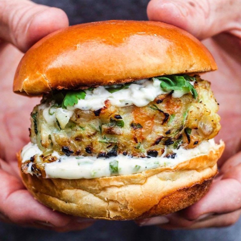 MOB Kitchen smoky fish burger