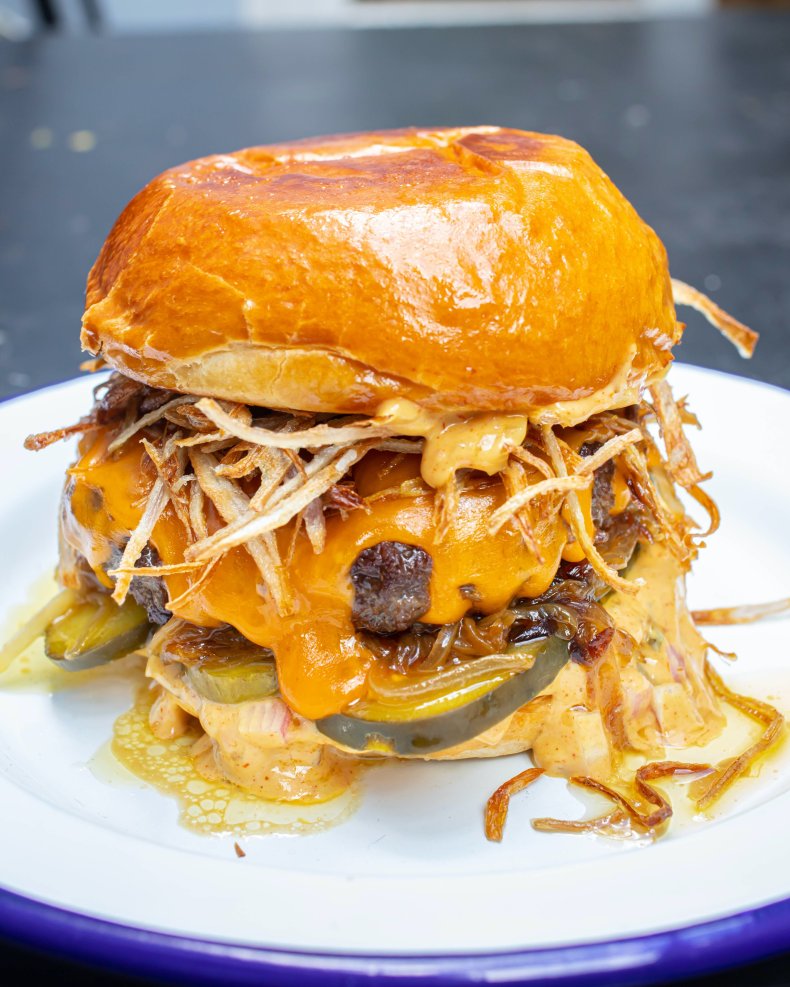 MOB Kitchen's ultimate cheeseburger
