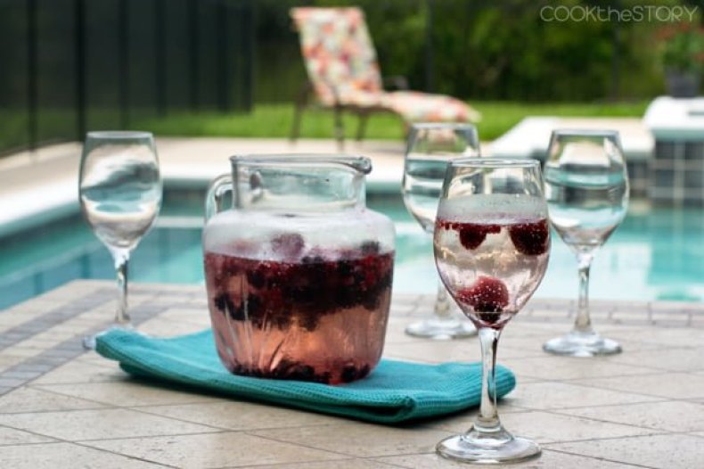 Christine Pittman's berry wine cooler