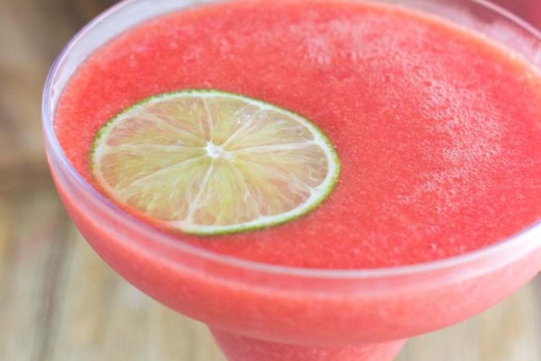 Christine Pittman's frozen strawberry margarita